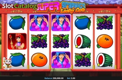 Скрин2. Super Graphics Lucky Cats слот