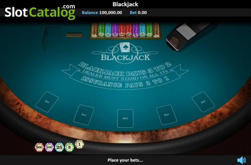 Скрин2. Blackjack 5 Hands слот