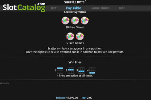 Скрин6. Shuffle Bots Pull Tab слот