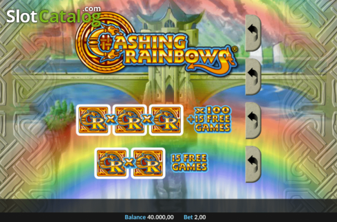 Скрин2. Cashing Rainbows Pull Tab слот