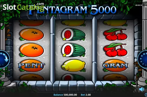 Скрин2. Pentagram 5000 слот