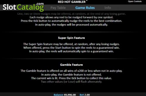 Скрин9. Red Hot Gambler слот