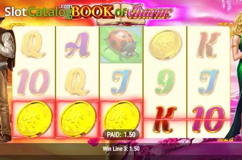 Скрин6. Book of Charms (Realistic) слот