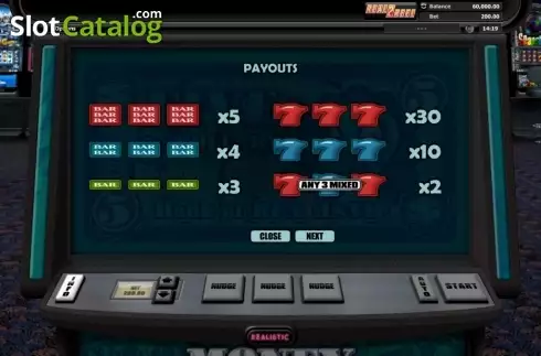 Скрин5. Money Matrix слот