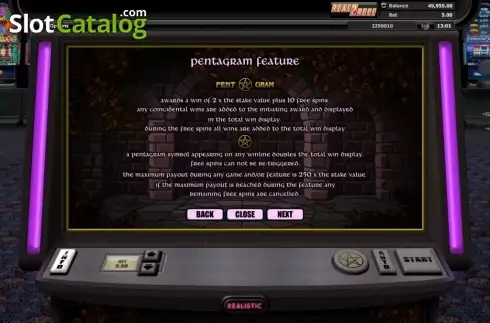 Скрин4. Pentagram слот