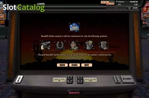 Скрин7. Randall's Riches слот
