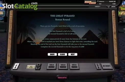 Скрин7. The Great Pyramid слот