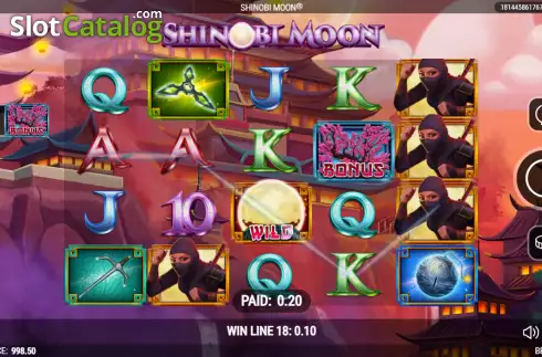 Скрин5. Shinobi Moon слот