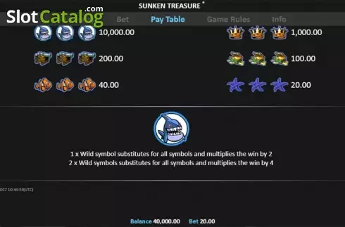 Скрин7. Sunken Treasure Pull Tab слот