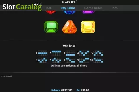 Скрин9. Black Ice слот