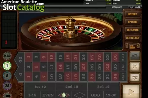 Скрин4. American Roulette (Realistic) слот