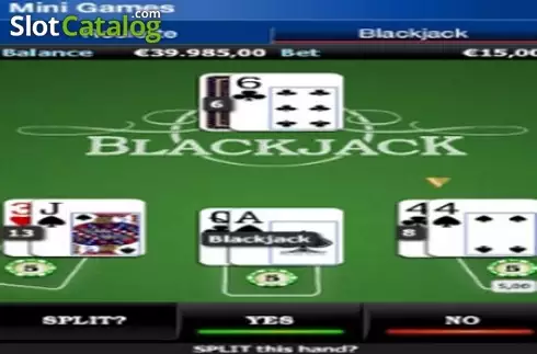 Скрин4. Blackjack (Mini Games) слот