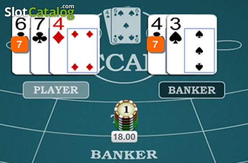 Скрин2. Baccarat (Realistic) слот