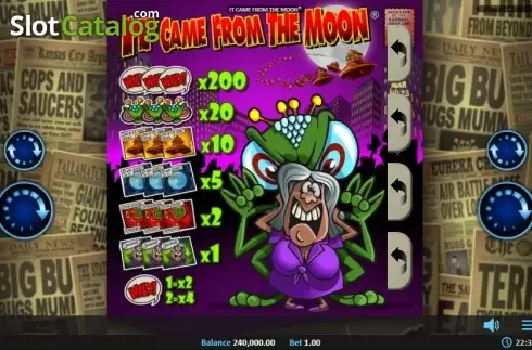 Скрин2. It Came from the Moon Pull Tab слот