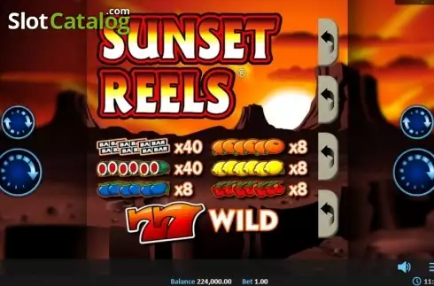 Скрин2. Sunset Reels Pull Tab слот