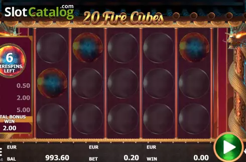 Скрин7. 20 Fire Cubes слот