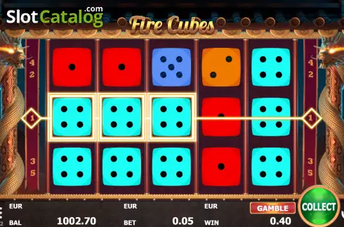 Скрин4. Fire Cubes слот