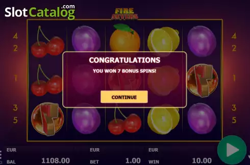 Скрин9. Fire Sevens слот