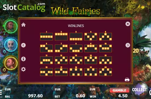 Скрин6. Wild Fairies (Red Panda) слот