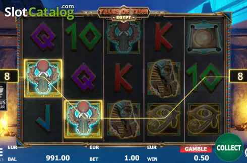 Скрин3. Tales of Time Egypt слот