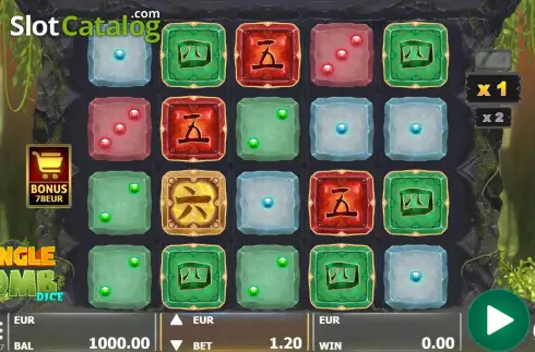 Скрин2. Jungle Tomb Dice слот