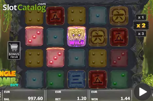 Скрин3. Jungle Tomb Dice слот