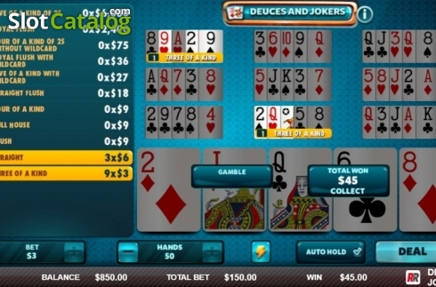 Скрин4. Deuces & Jokers (Red Rake) слот