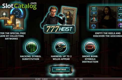Скрин2. 777 Heist слот