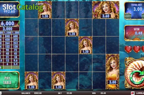 Скрин4. Loreleis Pearls слот