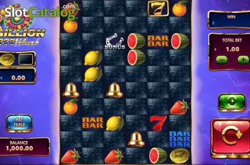 Скрин2. Million 777 Wheel слот