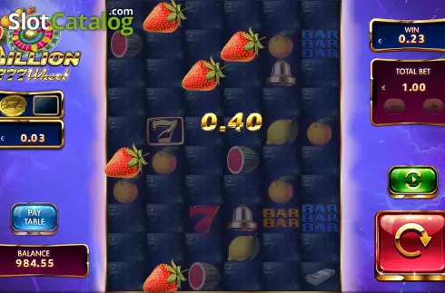 Скрин4. Million 777 Wheel слот