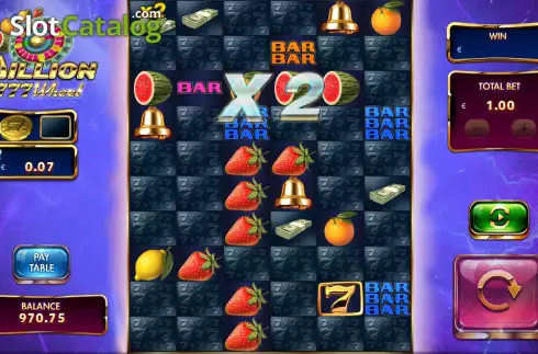 Скрин6. Million 777 Wheel слот