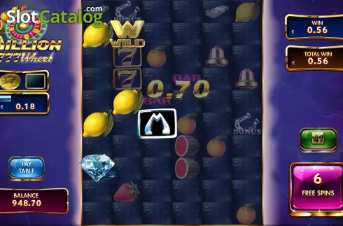 Скрин8. Million 777 Wheel слот