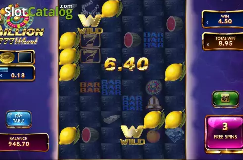 Скрин9. Million 777 Wheel слот