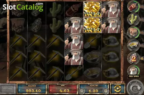 Скрин7. Gold Rush Riches слот