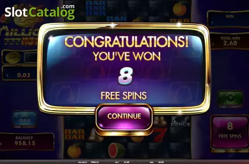 Скрин7. Million 777 Hot слот