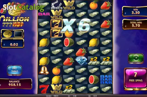 Скрин9. Million 777 Hot слот
