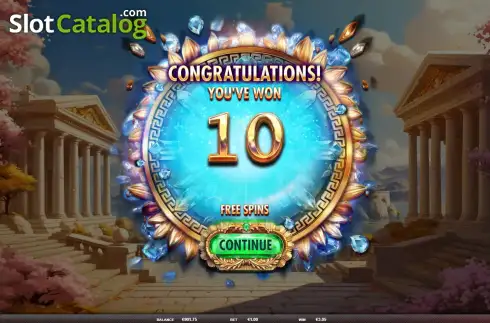 Скрин7. Legacy of Athena слот