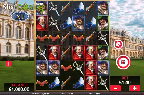 Скрин2. Musketeers 1 Wild for All слот