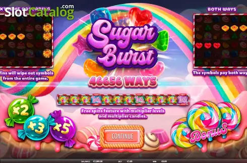 Скрин2. Sugar Burst слот