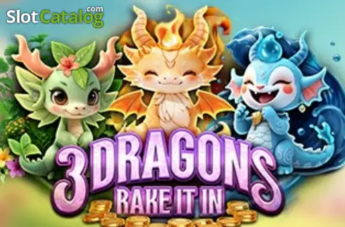 3 DRAGONS RAKE IT IN Red Rake