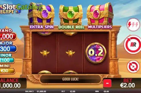 Скрин2. Triple Jewel of Egypt слот