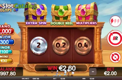 Скрин3. Triple Jewel of Egypt слот