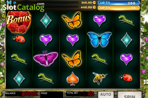 Скрин2. 3 Butterflies слот