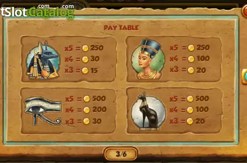 Скрин7. Mysteries of Egypt слот
