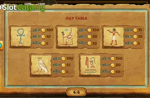 Скрин8. Mysteries of Egypt слот