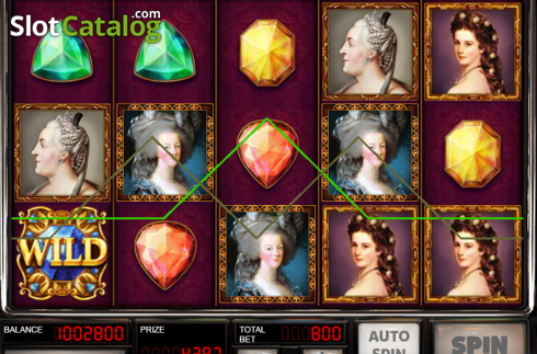 Скрин3. Queens and Diamonds слот