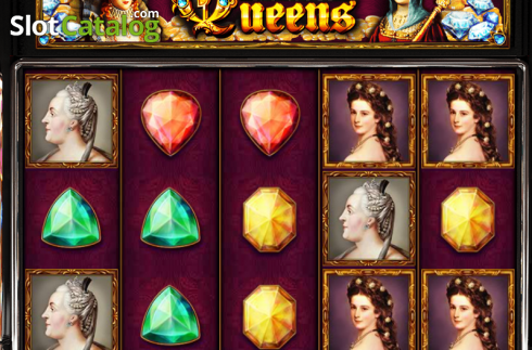 Скрин2. Queens and Diamonds слот