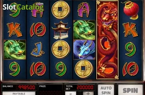 Скрин2. The Legendary Red Dragon слот