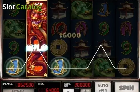 Скрин3. The Legendary Red Dragon слот